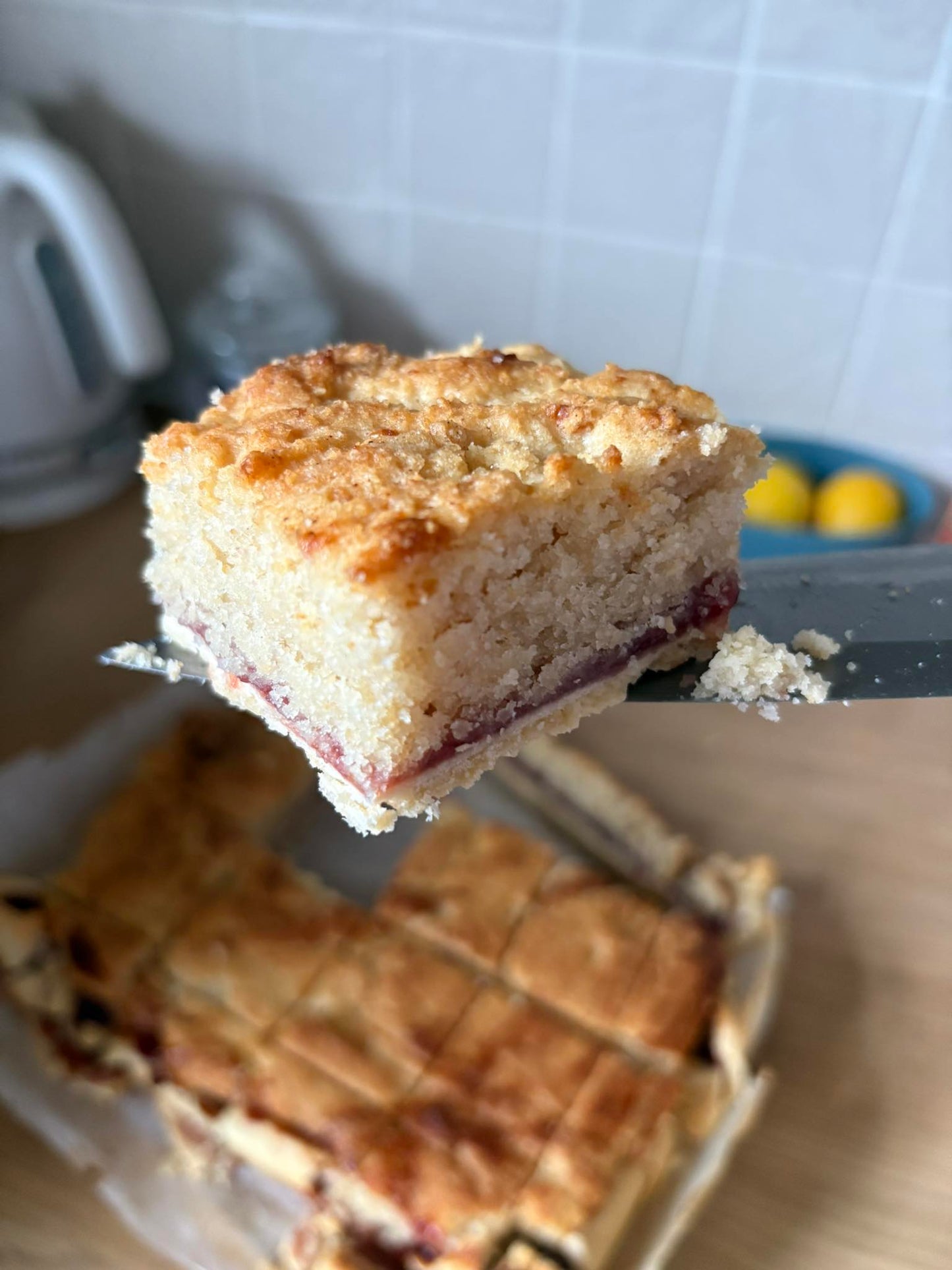 Bakewell Slice - (Vegan Friendly)