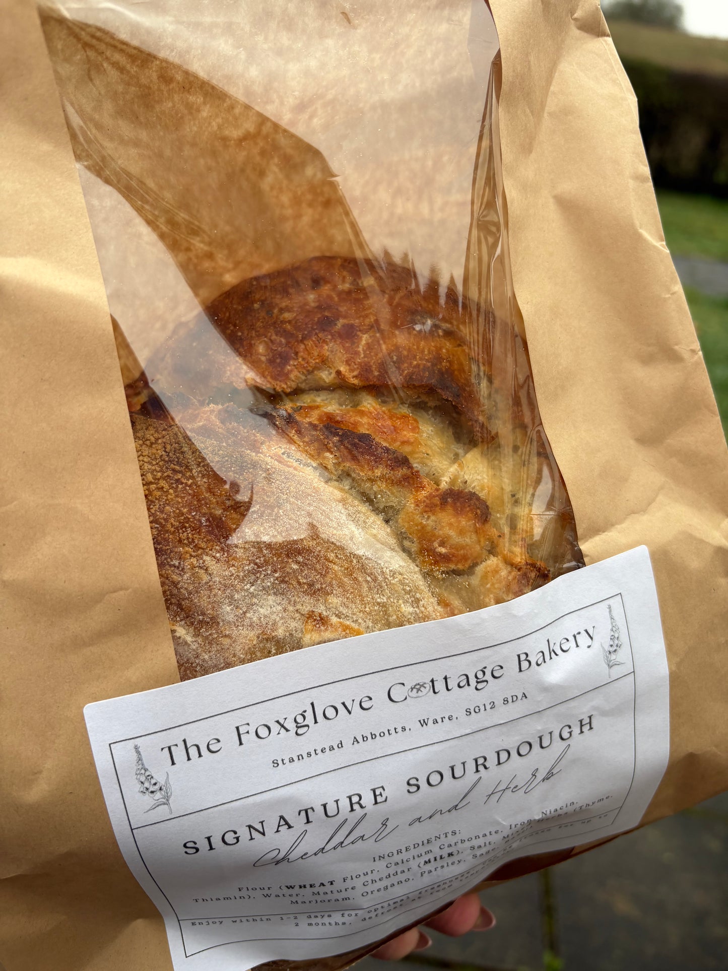 Cheddar and Herb Sourdough