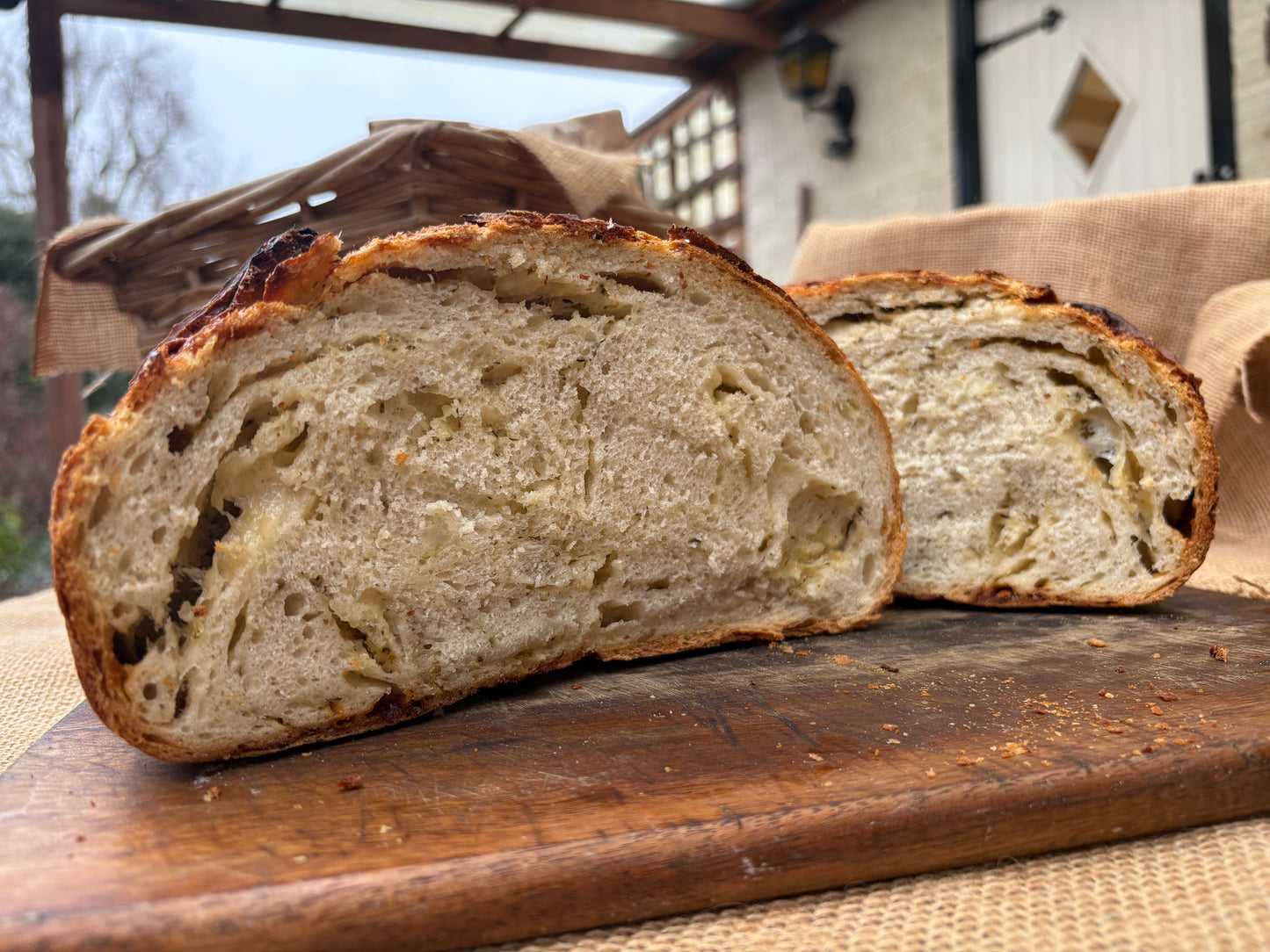Cheese and Herb Sourdough