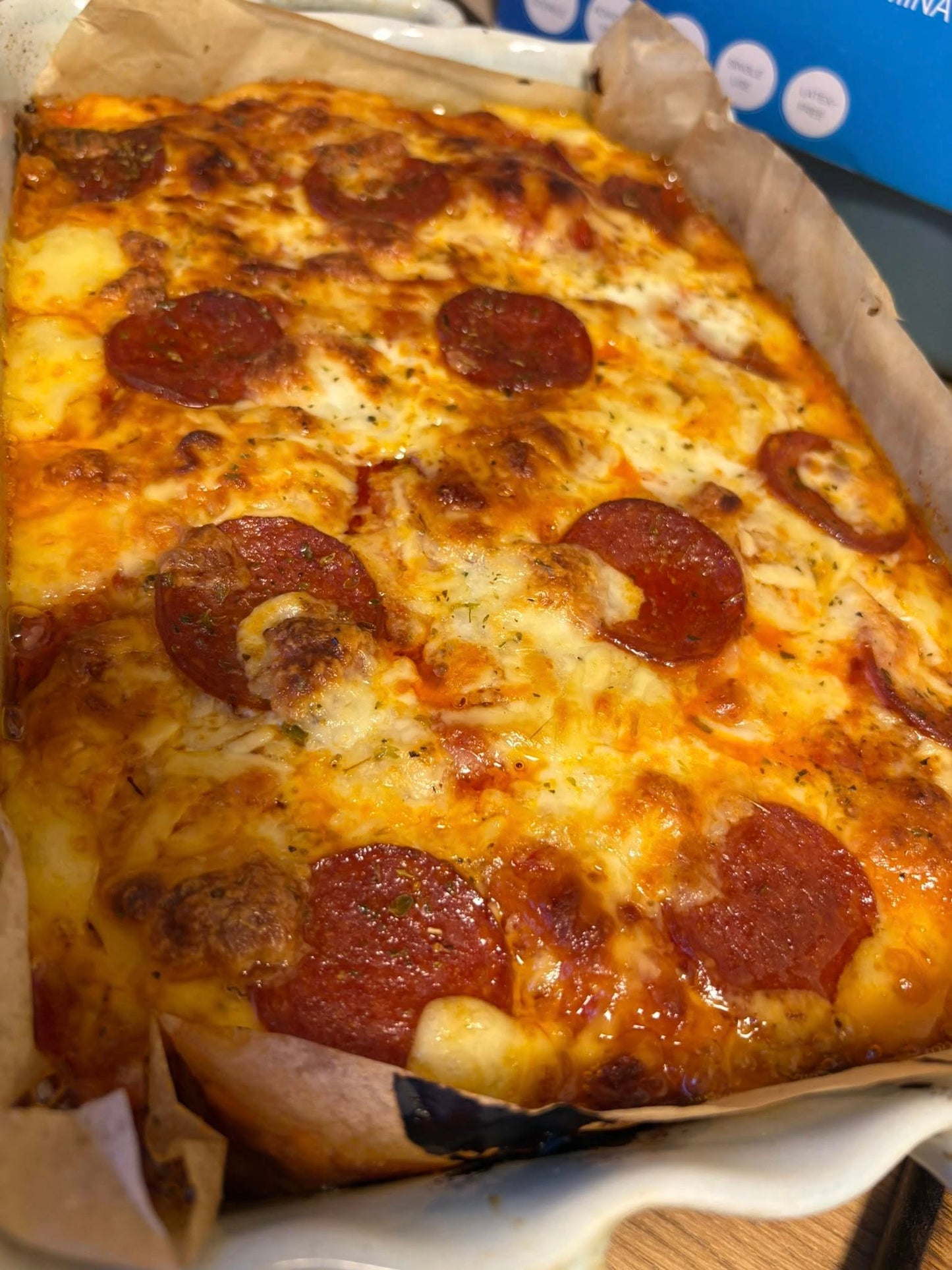 Deep Dish Focaccia Pizza