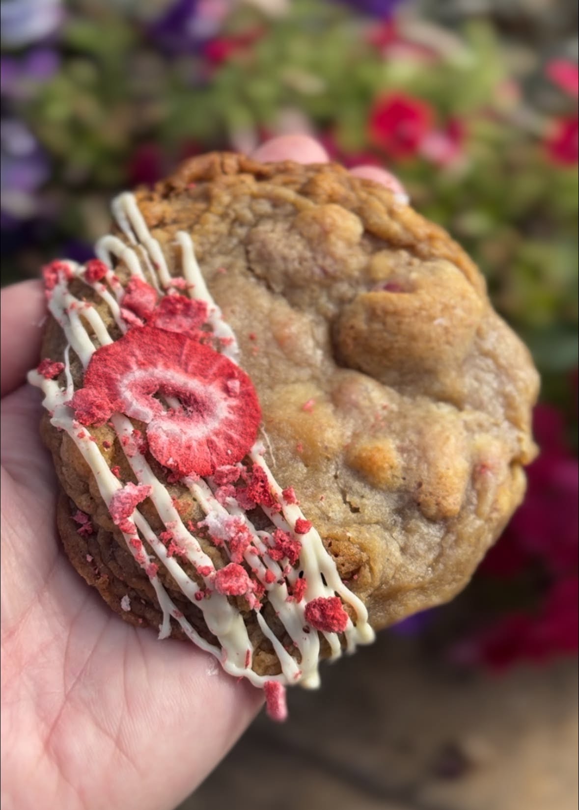 Strawberry & White Chocolate Cookies