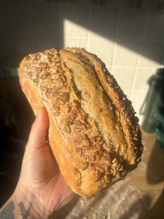 Seeded loaf
