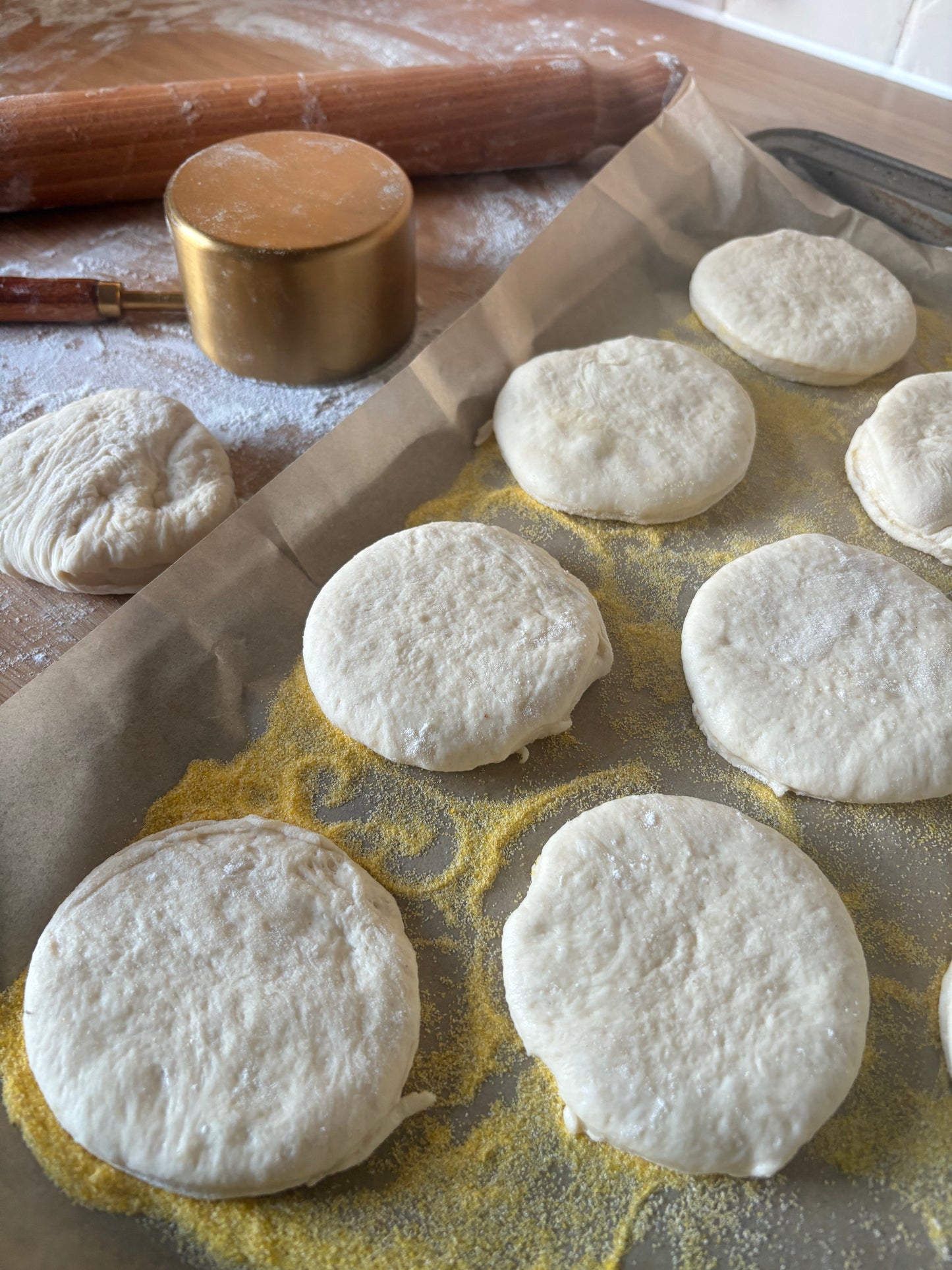 Sourdough English Muffins