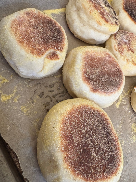 Sourdough English Muffins